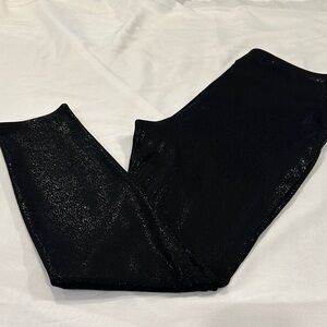 White House Black Market Sparkling Black Leggings